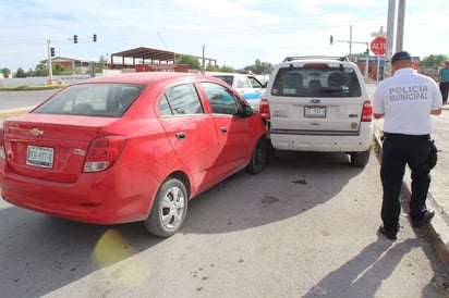 Choque por alcance moviliza a autoridades 