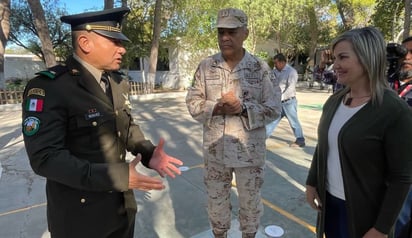 Asiste alcaldesa a cambio de mando de Guardia Nacional en Piedras Negras