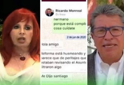 Layda Sansores difunde chats de 'Alito' y Monreal