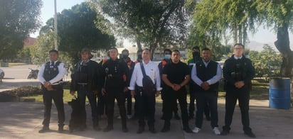 Policía Municipal participa en simulacro de preparatoria