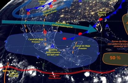 ¡Prepárate! Se espera la entrada de un nuevo frente frío sobre el noroeste y norte del país 