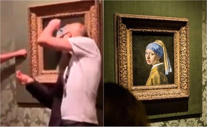 Los ataques a obras de arte continúan; ahora fue el turno de “La joven de la perla” de Vermeer