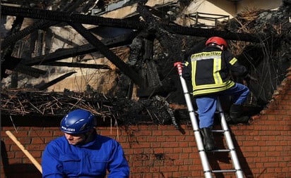 Arde hotel que albergaría a refugiados ucranianos en Alemania