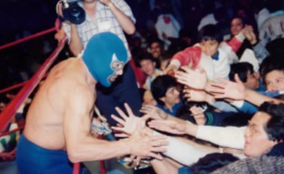 Blue Demon en el Estanquillo