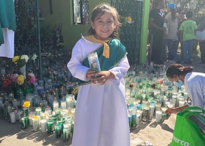 Veladoras y mandas cumplidas en capilla de San Judas Tadeo