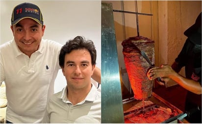 Checo Pérez prueba los tacos favoritos de los futbolistas en la CDMX; previo al GP de México