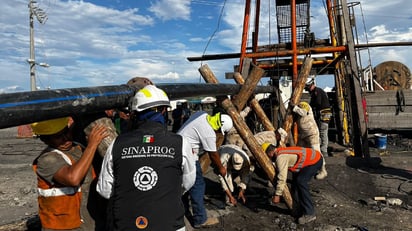 Labores de rescate a los cuerpos de mineros atrapados es detenida por falta de pagos