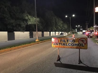 Ocho vehículos asegurados En operativo anti alcohol