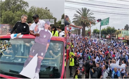 Pachuca celebra con gran desfile su título de la Liga MX