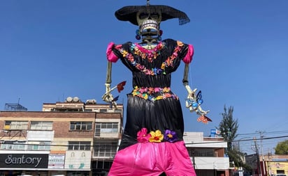 La catrina más grande del mundo seguirá en Iztapalapa