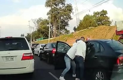 VIDEO: Captan asalto a automovilista sobre Avenida Gran Canal en la GAM