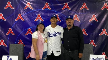 Édgar Gómez estampó su firma con los Dodgers: La Furia Azul sigue exportando talento joven a Grandes Ligas