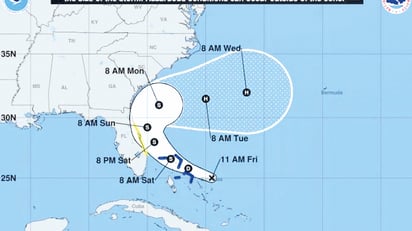 Tormenta Nicole amenaza a Bahamas y el este de EU 