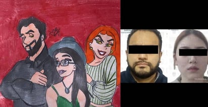 Coahuilense representa en dibujo el caso de Ariadna Fernanda