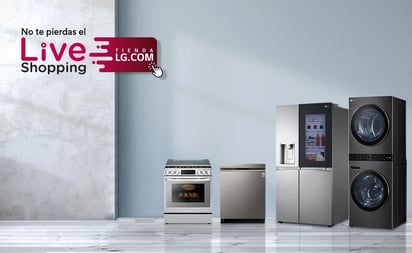 LG Electronics realizó su primer Live Shopping con ofertas exclusivas, en tiempo real