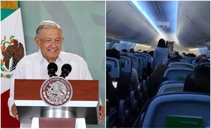 'Tengo una aceptación del 70%', dice AMLO luego de ser increpado en vuelo