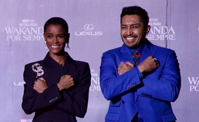 'Es el amor de mi vida': Letitia Wright confesó que Tenoch Huerta es un caballero