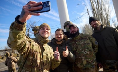 Volodimir Zelensky declara el principio del fin de la guerra en la liberada Khersón