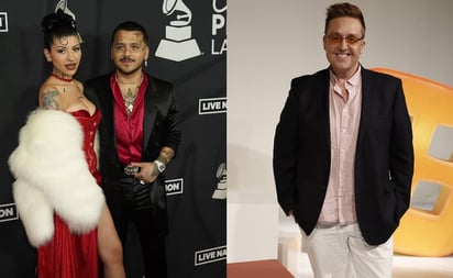 Daniel Bisogno critica a Cazzu luego de su aparición junto a Nodal en los Latin Grammy