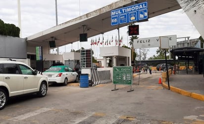 Puente Internacional 1 opera con 2 carriles por mantenimiento programado 