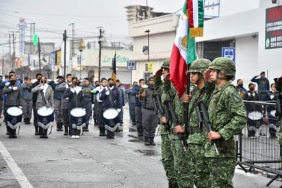 La Revolución Mexicana se recordó a pesar del frío