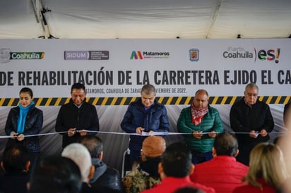 MARS entrega obra carretera a ejidatarios de ‘El Cambio’