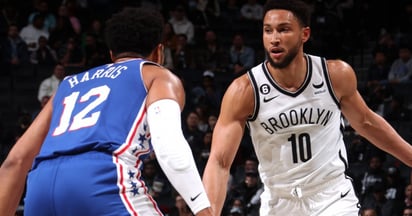 ¡Triunfazo de los 76ers contra los Nets por 115-106! en su primer de cinco juegos