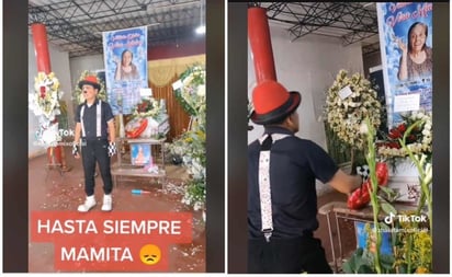 Viral: Payaso conmueve al llegar disfrazado al velorio de su mamá