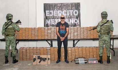 Aseguran más de media tonelada de cocaína en Chiapas; detienen a un presunto delincuente