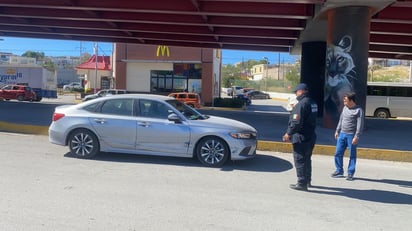 Menor resulta lesionado en choque suscitado en la Zona Centro 