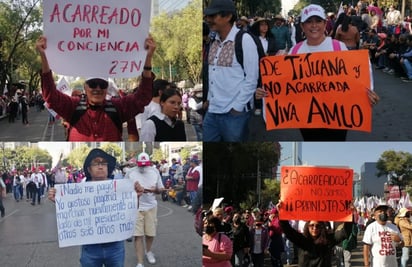 Acarreados por la conciencia: lo que dicen simpatizantes en la marcha de AMLO