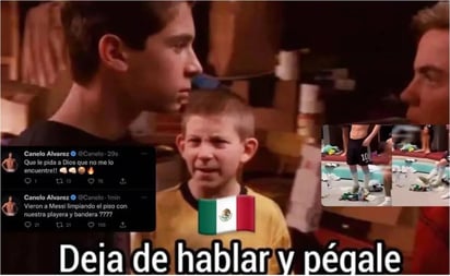  Los mejores memes de la polémica entre Canelo Álvarez y Lionel Messi