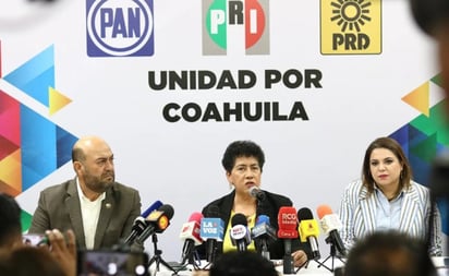 PRI, PAN y PRD van en unidad por gubernatura de Coahuila en 2023