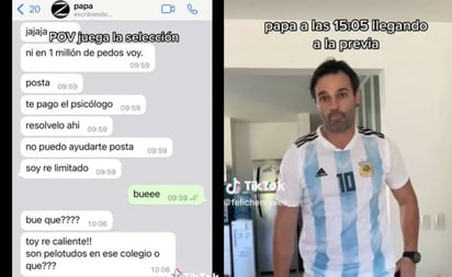 Qatar 2022: Papá se niega a ir a entrega de diploma de su hija por partido; 'te pago el psicólogo'