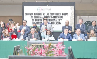 Diputados aprueban en comisiones la reforma electoral; pasa al pleno