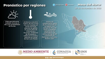 Heladas en el noroeste de México