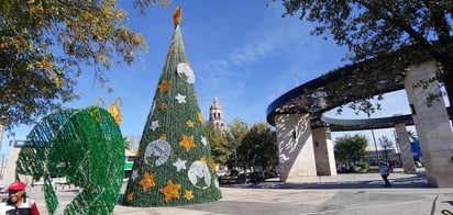 Con un mensaje de amor y solidaridad, se enciende esta noche el pino navideño