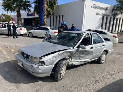 Dos lesionados deja un fuerte choque en la colonia Guadalupe