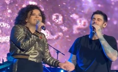 Melendi y Lucero Mijares llenaron de romanticismo el Auditorio Nacional  