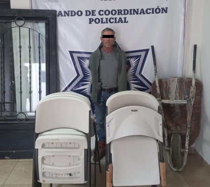 Policía detiene a sujeto con objetos robados