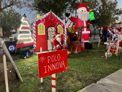 Familias de San Buenaventura disfrutan de su Villa Navideña