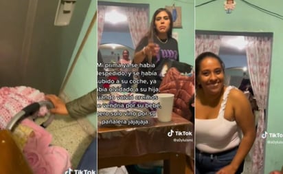 Olvida dos veces a su bebé en casa ajena, la critican en redes sociales