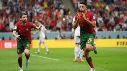 Portugal, con CR7 suplente, aplastó a Suiza por 6-1