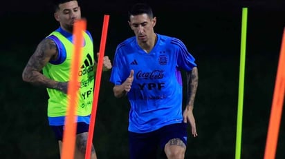 Ángel Di María trabaja para estar ante Países Bajos, pero Scaloni tiene variantes para reemplazarlo