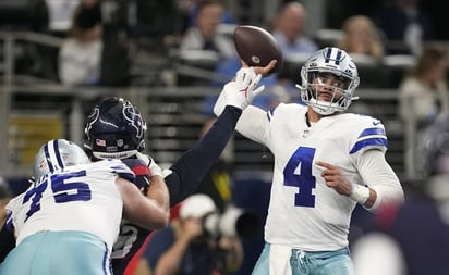 Dak Prescott guió el dramático triunfo de Cowboys sobre los Texans