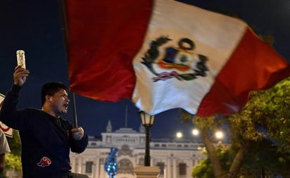 Protestas en Perú. Muere una persona en manifestación por adelanto de elecciones