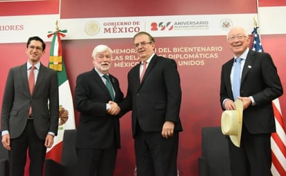 El 2023 será mejor año de la relación bilateral entre México y EU: Ebrard: En el marco del Bicentenario de las relaciones diplomáticas, Marcelo Ebrard y Chris Dodd firmaron una declaración de amistad