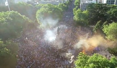 Así celebra Argentina el pase de su selección a la final de Qatar 2022