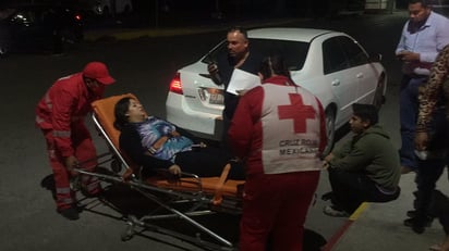 Menor resulta lesionada en choque suscitado en la colonia Los Pinos de Monclova 