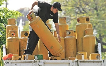 En la frontera baja 50 centavos el precio del gas LP